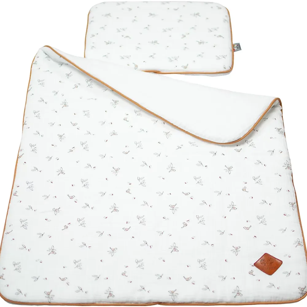 Sevira Kids Ensemble coussin et couverture pour berceau et couffin Melody* Couette