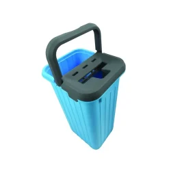 MSV Ensemble de nettoyage Seau Serpillière à plat nouveau système d'essorage COMPACTO* Serpillère