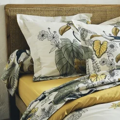 Tradilinge Ensemble drap plat et 2 taie Toco (280x310 cm - Kaki)* Parure De Lit