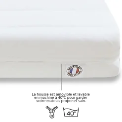 Olympe Literie Ensemble Egio 180x200 cm Matelas Mousse + Sommier Bois* Ensemble Sommier Et Matelas