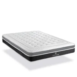 Hypsom Ensemble Elégance 140x190 cm Matelas Mousse + Sommier Bois* Ensemble Sommier Et Matelas
