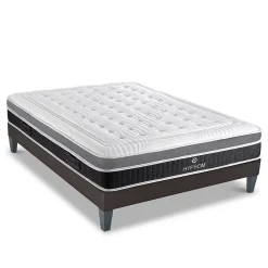 Hypsom Ensemble Elégance 140x190 cm Matelas Mousse + Sommier Bois* Ensemble Sommier Et Matelas