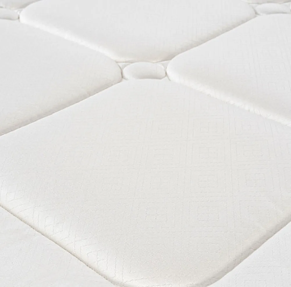 Epeda Ensemble L'INOUBLIABLE + Sommier Confort Medium + Pieds 140x190 Gris souris Ressorts* Ensemble Sommier Et Matelas
