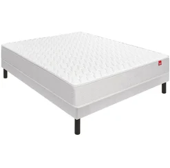 Epeda Ensemble DÉPAYSANT + Sommier Escale + Pieds 70x190 Ressorts* Ensemble Sommier Et Matelas