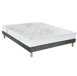 Ensemble MORPHOZONE 210 + Sommier Tradition Graphic 13cm + Pieds 150x190 Latex><noscript><img width=