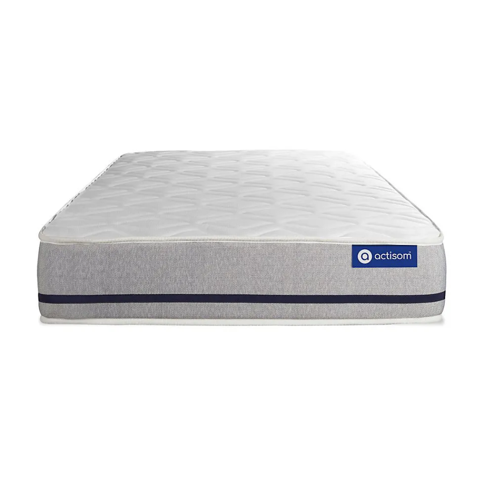 Actisom Ensemble Latex et mémoire de forme de confort Mi-ferme avec sommier kit* Ensemble Sommier Et Matelas