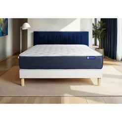 Actisom Ensemble Latex et mémoire de forme de confort Equilibré avec sommier kit* Ensemble Sommier Et Matelas