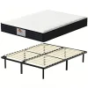 Ensemble Matelas à ressorts +Sommier à Lattes sur Pieds, 160x200cm, Epaisseur du Matelas 22cm>Teeno Online