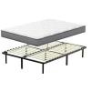 Teeno Ensemble Matelas à ressorts +Sommier à Lattes sur Pieds, 160x200cm, Epaisseur du Matelas 20cm* Ensemble Sommier Et Matelas