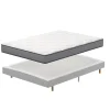 Ensemble Matelas à ressorts+ Lit Sommier Tapissier Déco 160x200cm, Epaisseur du Matelas 20cm>Teeno Clearance