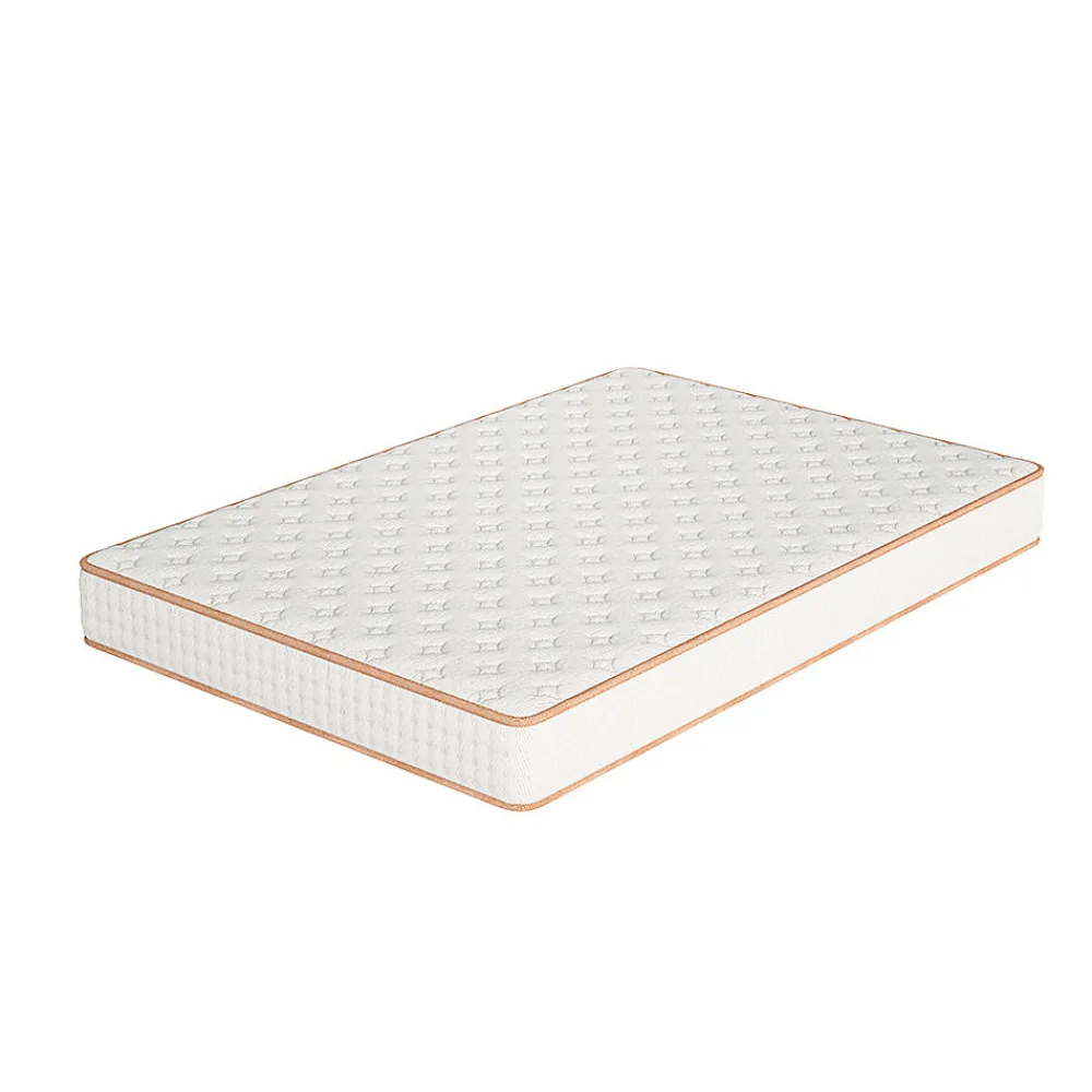 Ensemble Matelas en mousse + Cadre de lit Plateforme Capitonné 140x190cm, Epaisseur du Matelas 18cm>Teeno Outlet