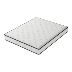 Ensemble Matelas en mousse + Sommier à Lattes 140x190cm, Epaisseur du Matelas 22cm><noscript><img width=