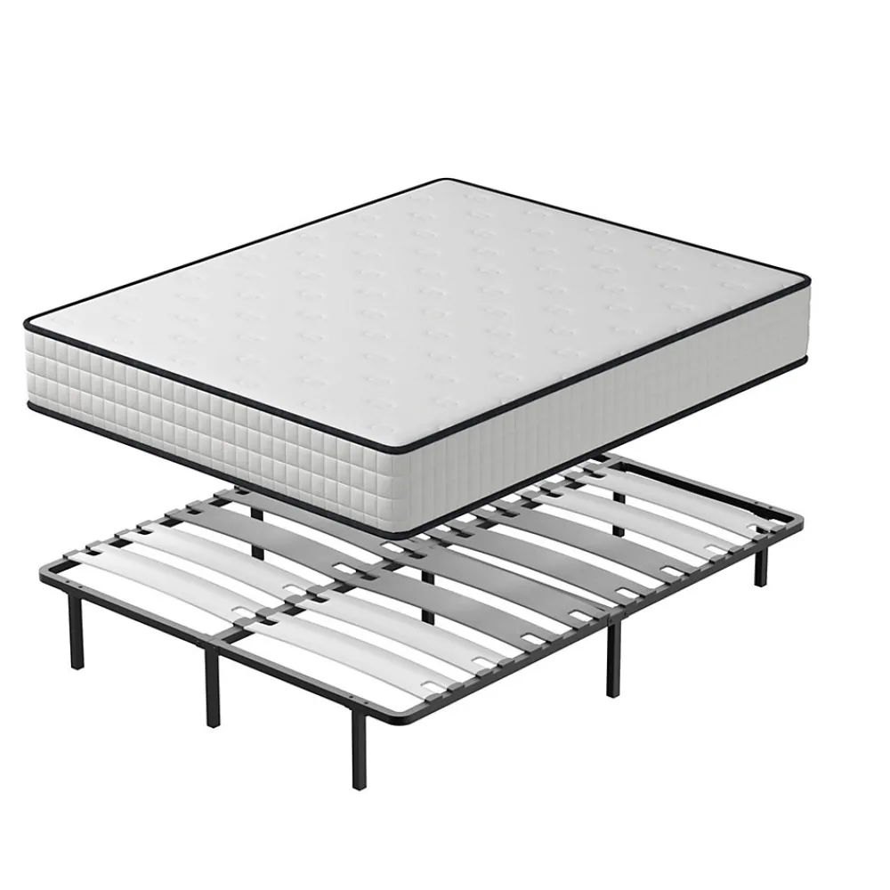 Ensemble Matelas en mousse + Sommier avec lattes larges 160x200cm, Epaisseur du Matelas 22cm>Teeno New