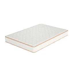 Teeno Ensemble Matelas en mousse + Sommier avec lattes larges 140x190cm, Epaisseur du Matelas 18 cm* Ensemble Sommier Et Matelas