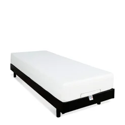 Ensemble Matelas Mousse Accueil Mémoire de forme + Sommier électrique Flex 70x200 cm>Bellecour Clearance