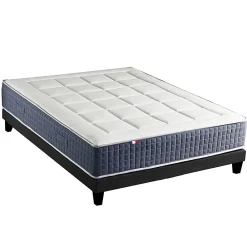 Idliterie Ensemble matelas ressort 7 zones et mémoire forme sommier 140x190* Ensemble Sommier Et Matelas