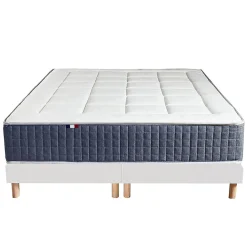 Ensemble matelas ressort 7 zones et mémoire forme sommier 2x80x200><noscript><img data-lazyloaded=