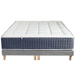 Ensemble matelas ressort 7 zones et mémoire forme sommier 2x80x200><noscript><img data-lazyloaded=