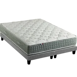 Ensemble matelas ressort 7 zones face hiver/eté différente 2x80x200>Idliterie Hot