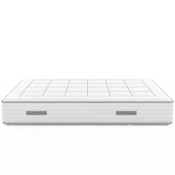 Idliterie Ensemble matelas ressorts 7 zones PALACIO + sommier en kit beige lattes flexibles 140x200* Ensemble Sommier Et Matelas