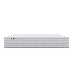 Idliterie Ensemble matelas ressorts ASTRE + sommier kit gris à lattes flexibles 160x200* Ensemble Sommier Et Matelas