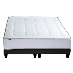 Idliterie Ensemble matelas ressorts 7 zones sommier 2x80x200* Ensemble Sommier Et Matelas