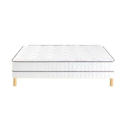 Ensemble MORNING ROUTINE + Sommier twist + Pieds 140x190 Ressorts><noscript><img width=