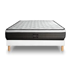 Prestige Literie Ensemble Mémoire de forme de confort Ferme avec sommier kit* Ensemble Sommier Et Matelas