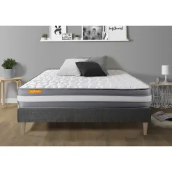 Ensemble Mémoire de forme de confort Ferme avec sommier kit>Sept Nuits Best