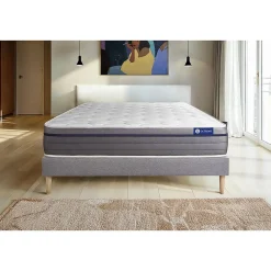 Ensemble Mémoire de forme de confort Equilibré avec sommier kit>Actisom Outlet