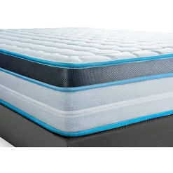 Ensemble Mémoire de forme de confort Ferme avec sommier tapissier><noscript><img width=