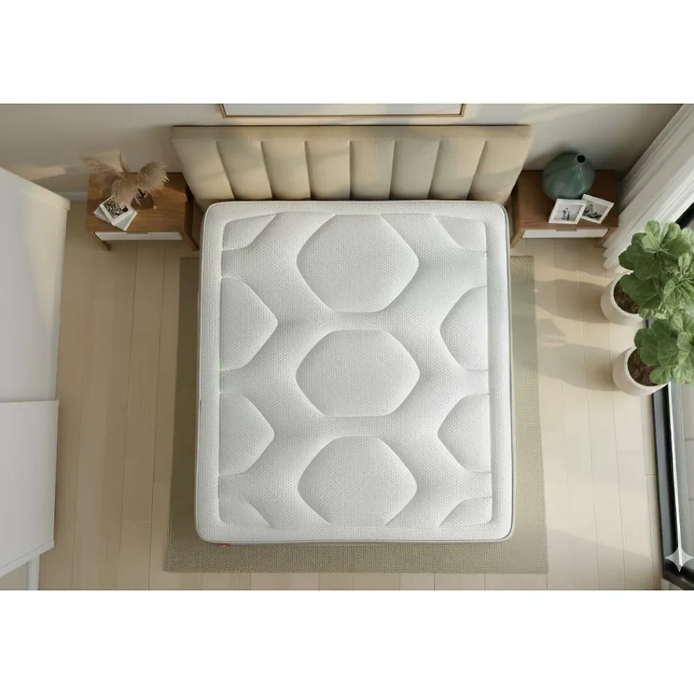 Marmottes & Co Ensemble Mémoire de forme de confort Ferme avec sommier tapissier* Ensemble Sommier Et Matelas