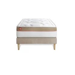 Marmottes & Co Ensemble Mémoire de forme de confort Ferme avec sommier tapissier* Ensemble Sommier Et Matelas
