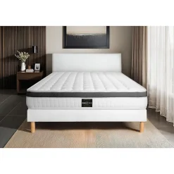 Ensemble Mémoire de forme de confort Ferme avec sommier kit>Prestige Literie Best