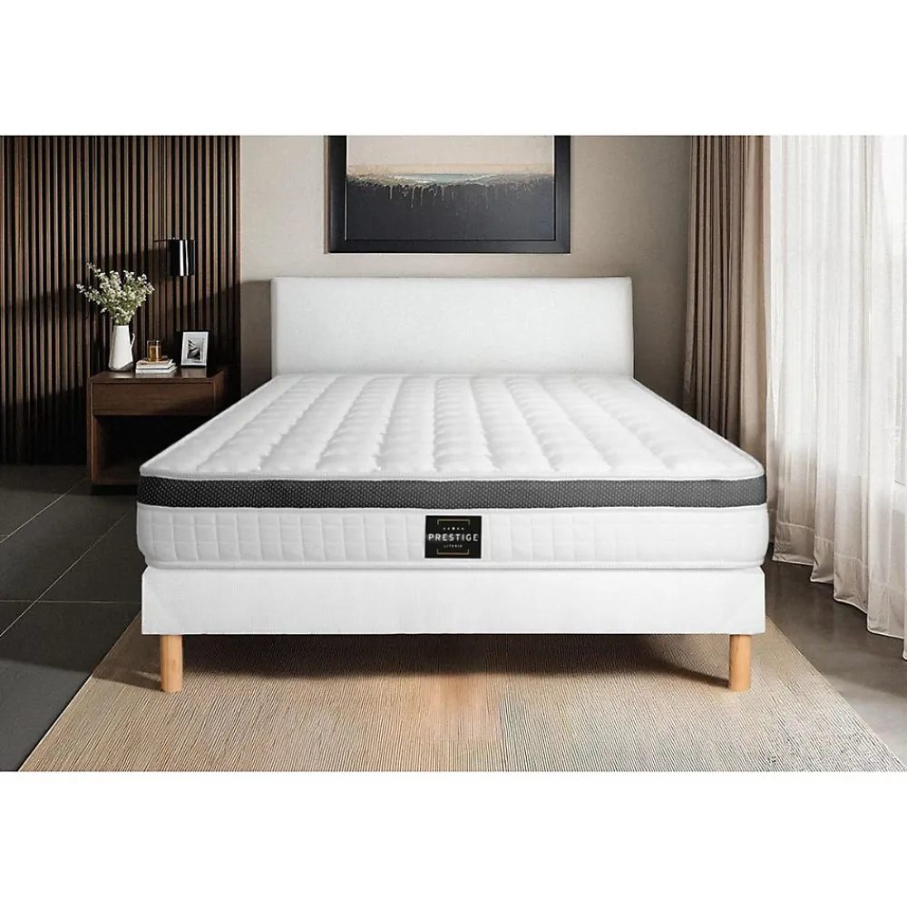 Ensemble Mémoire de forme de confort Ferme avec sommier kit>Prestige Literie Best