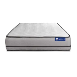 Actisom Ensemble Mémoire de forme de confort Très ferme avec sommier kit* Ensemble Sommier Et Matelas
