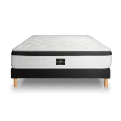 Ensemble Mémoire de forme de confort Equilibré avec sommier kit><noscript><img width=