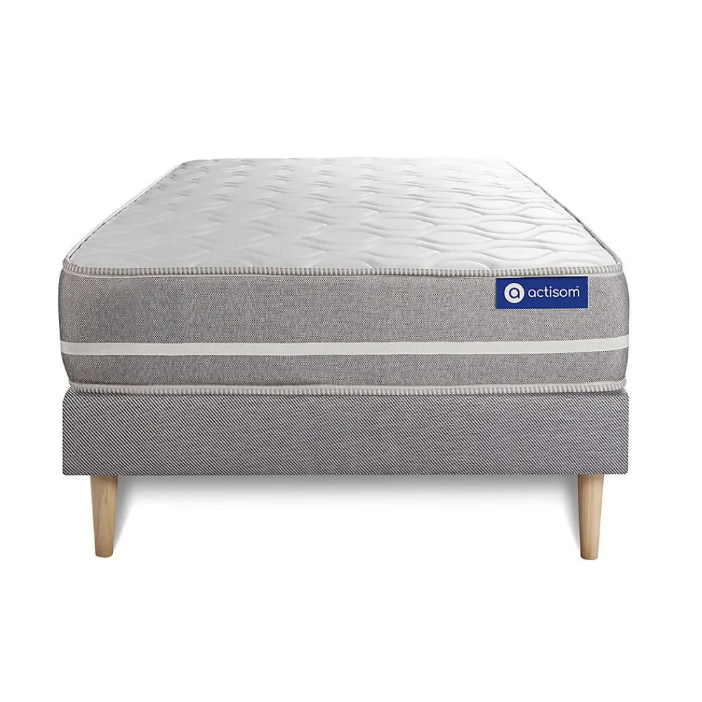 Ensemble Mémoire de forme de confort Equilibré avec sommier kit>Actisom Online