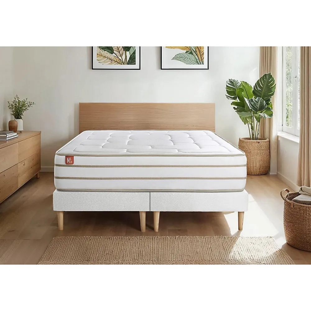Ensemble Mémoire de forme de confort Equilibré avec sommier tapissier>Marmottes & Co Clearance