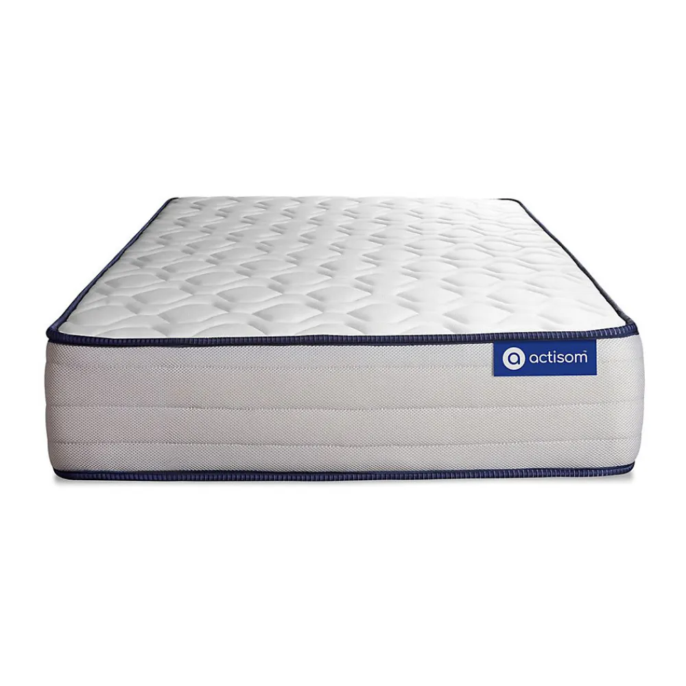 Actisom Ensemble Mémoire de forme de confort Ferme avec sommier kit* Ensemble Sommier Et Matelas