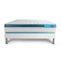 Bodycare Ensemble Mémoire de forme de confort Ferme avec sommier tapissier* Ensemble Sommier Et Matelas