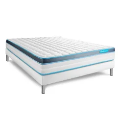 Bodycare Ensemble Mémoire de forme de confort Ferme avec sommier tapissier* Ensemble Sommier Et Matelas