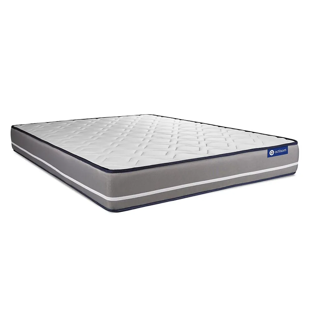 Actisom Ensemble Mémoire de forme de confort Ferme avec sommier kit* Ensemble Sommier Et Matelas