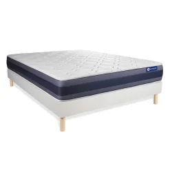 Actisom Ensemble Mémoire de forme de confort Equilibré avec sommier kit* Ensemble Sommier Et Matelas