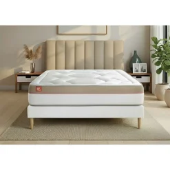 Ensemble Mémoire de forme de confort Ferme avec sommier tapissier>Marmottes & Co Online