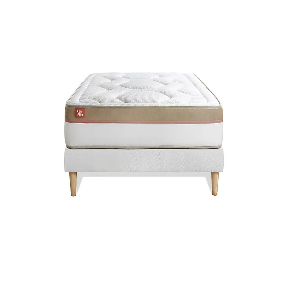 Ensemble Mémoire de forme de confort Ferme avec sommier tapissier>Marmottes & Co Online