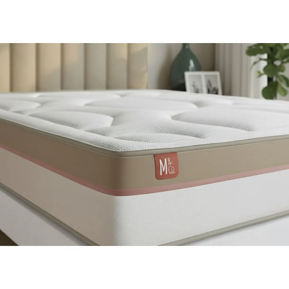 Ensemble Mémoire de forme de confort Ferme avec sommier tapissier>Marmottes & Co Online