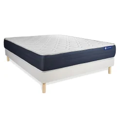 Actisom Ensemble Mémoire de forme de confort Equilibré avec sommier kit* Ensemble Sommier Et Matelas