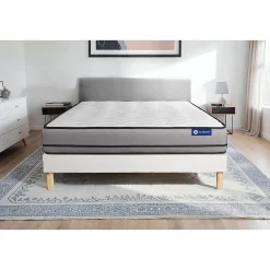 Ensemble Mémoire de forme de confort Très ferme avec sommier kit>Actisom Sale