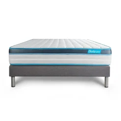 Ensemble Mémoire de forme de confort Ferme avec sommier tapissier>Bodycare Discount